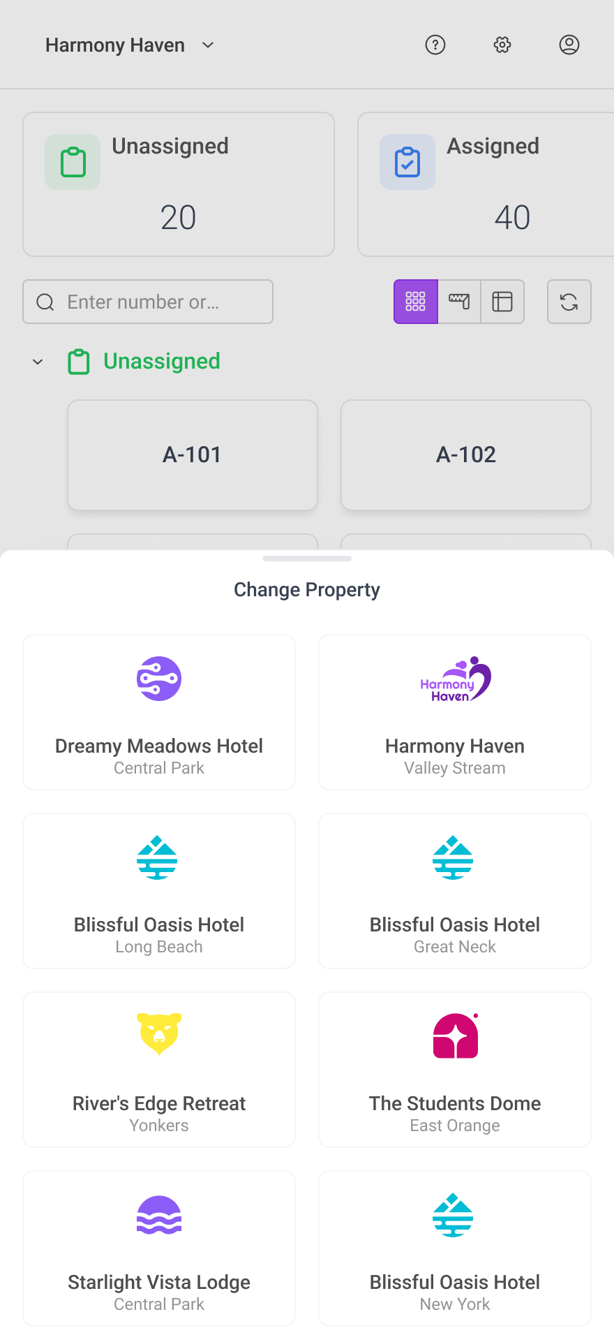 Change Active Property Flow